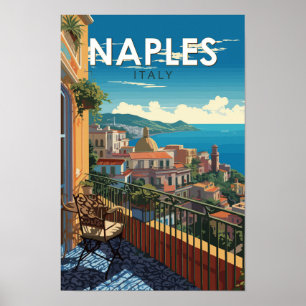 Neapel Italien Resa Konst Vintage Poster