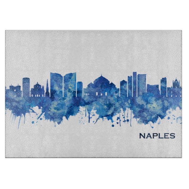 Neapel Italien Skyline Blue (Framsidan)