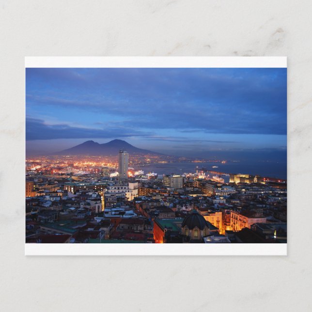 Neapel-Italien Vykort (Framsida)