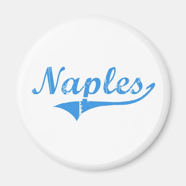 Neapel Maine Classic Design Magnet (Framsidan)