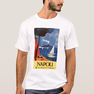 Neapel NAPOLI ITALIEN Vintage Italienska Seaside T Shirt