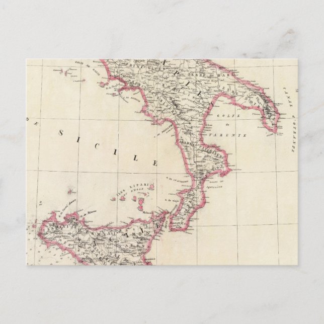 Neapel och Sicilien 26 Vykort (Framsida)