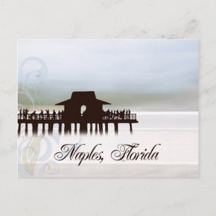 Neapel Pier Blues Vykort