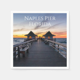 Neapel Pier Florida Ocean Beach Pappersservett