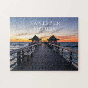 Neapel Pier Florida Ocean Sunset Pussel