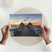Neapel Pier Florida-vykort