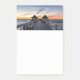Neapel Pier i Florida-Noveltyn Post-it Block