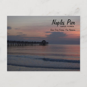 Neapel Pier Neapel, Florida Vykort