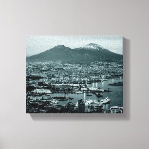 Neapel-Vesuvius Canvastryck