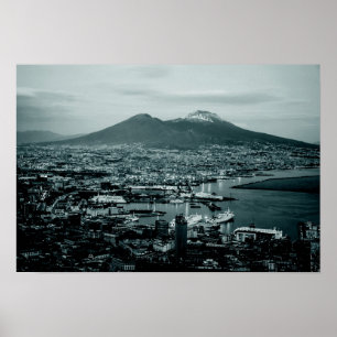 Neapel-Vesuvius Poster