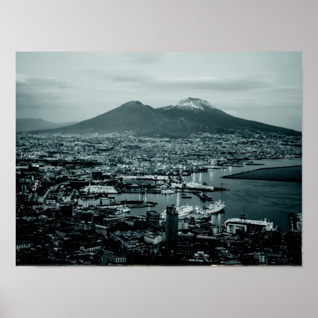 Neapel Vesuvius Poster (Framsidan)