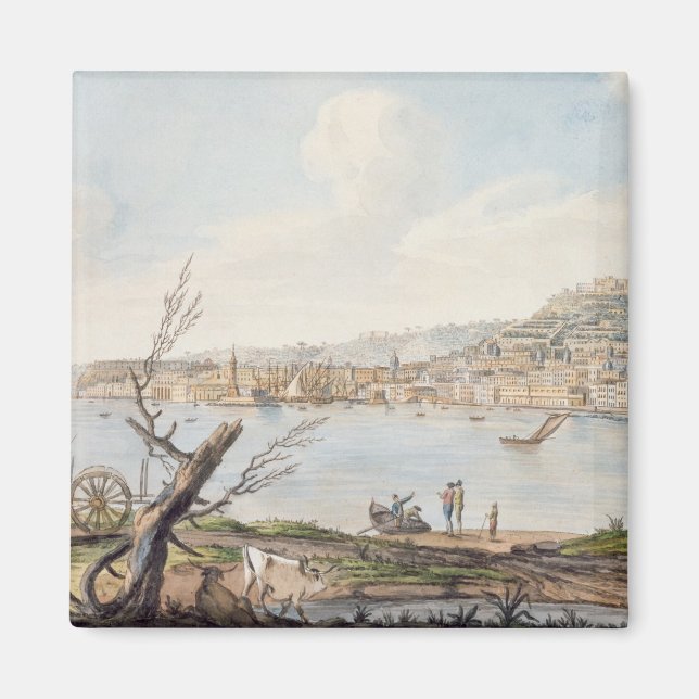 Neapelbukten från havskusten nära Maddalena Br Magnet (Framsidan)