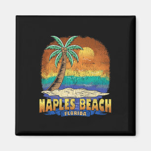 Neaples Beach Florida Vintage Distress Souvenir Magnet
