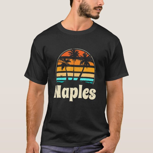 Neaples Florida Beach Fl Beach Bum Neapolitan Summ T Shirt (Framsida)