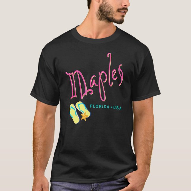 Neaples Florida Souvenir T Shirt (Framsida)