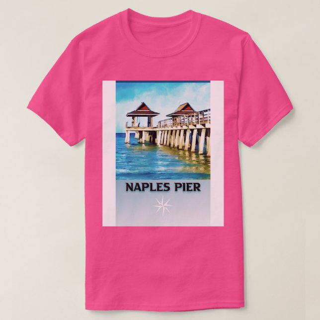 Neaples Pier Travel Florida T Shirt (Design framsida)