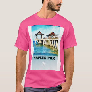Neaples Pier Travel Florida T Shirt