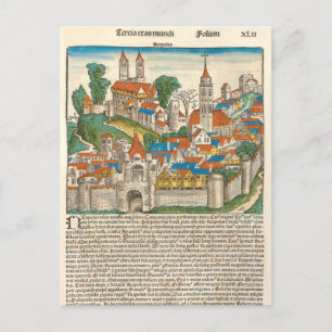 Neapolis Neapel Italien Medieval Manuscript Vykort