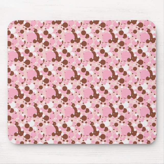 Neapolitan Dots 01-Lt Rosa-Mousepad Musmatta (Framsidan)