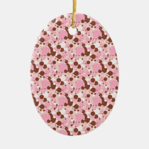 Neapolitan Dots 01-Lt Rosa-OVAL ORNAMENT