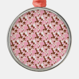 Neapolitan Dots 01-Lt Rosa-PREM ROUND ORNAMENT
