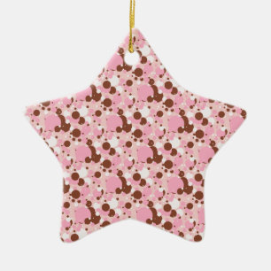 Neapolitan Dots 01-Lt Rosa-STAR ORNAMENT