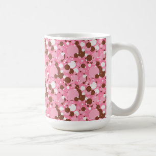 Neapolitan Dots 02 Rosa Mörk-15oz COFFEE MUGG