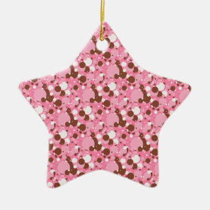 Neapolitan Dots 02 Rosa Mörk-STAR ORNAMENT