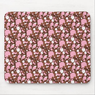 Neapolitan Dots 03 Brown M-COMPUTER MOUSEPAD Musmatta