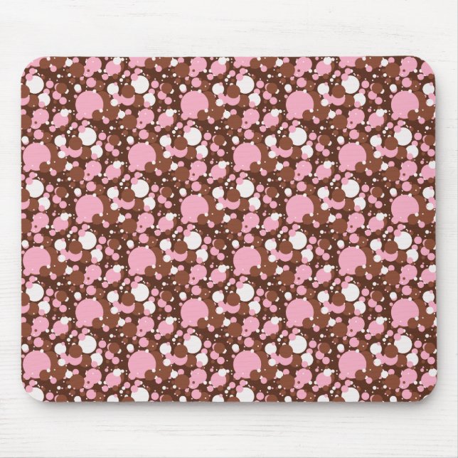 Neapolitan Dots 03 Brown M-COMPUTER MOUSEPAD Musmatta (Framsidan)