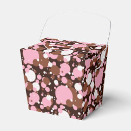 Neapolitan Dots 04 Brun Mörk - TA UT FAVOR BOXES Presentaskar