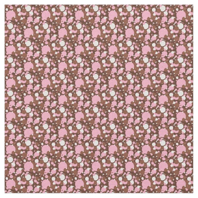 Neapolitan Dots-3-Medium Brown-FABRIC Tyg (Närbild)