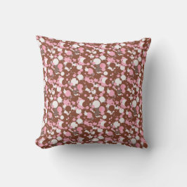 Neapolitan Dots-5-Brown Main-Sq Dekorativ kudde