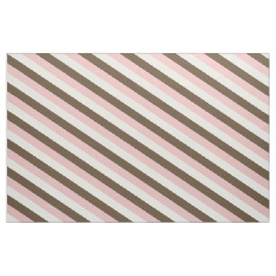 Neapolitan Färg Diagonal Rand Mönster Fabric Tyg