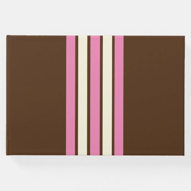 Neapolitan Guest Bok (Brown, Rosa & Cream) (Framsida)