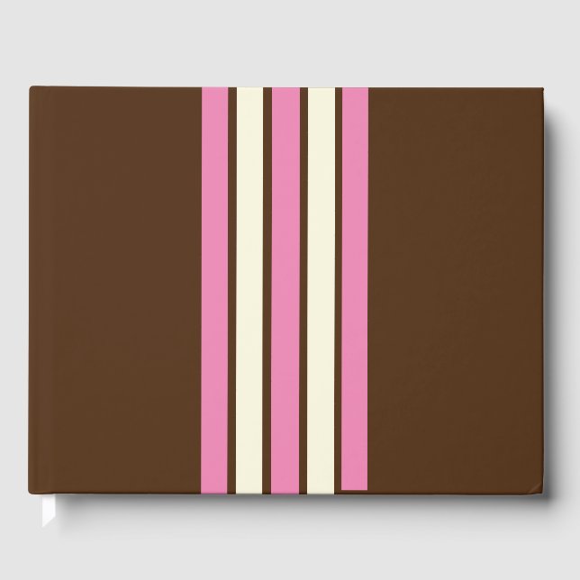 Neapolitan Guest Bok (Brown, Rosa & Cream) (Framsida)