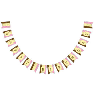 Neapolitan Ice Cream Chemistry Party Banner Vimplar