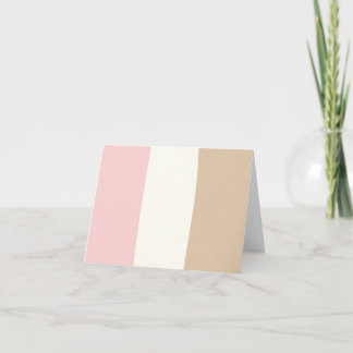 Neapolitan Ice Cream Note Card Kort