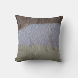 Neapolitan Ice Cream Pillow - Vanilla Reverse Kudde