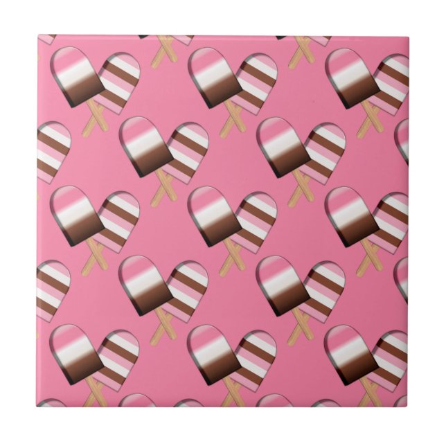 Neapolitan Ice Cream Pub 01-CERAMIC TILE Kakelplatta (Framsidan)