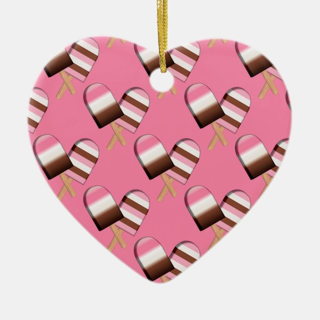 Neapolitan Ice Cream Pub 01-HEART ORNAMENT (Framsidan)