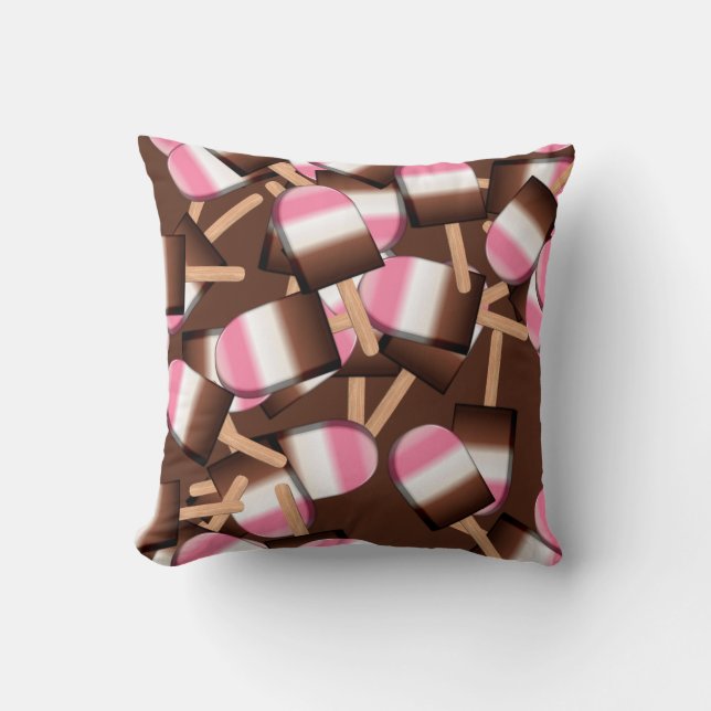 Neapolitan Ice Cream Pub 02-Sq Dekorativ kudde (Framsida)