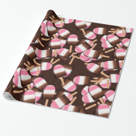 Neapolitan-Ice Cream Pub 2-GIFT WRAPPING PAPPER Presentpapper