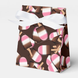Neapolitan Ice Cream Pub 2-PARTY FAVOR BOX, Tält Presentaskar