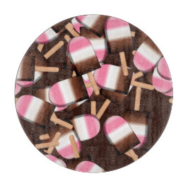 Neapolitan Ice Cream Pub 2-ROUND CUTTING BOARD
