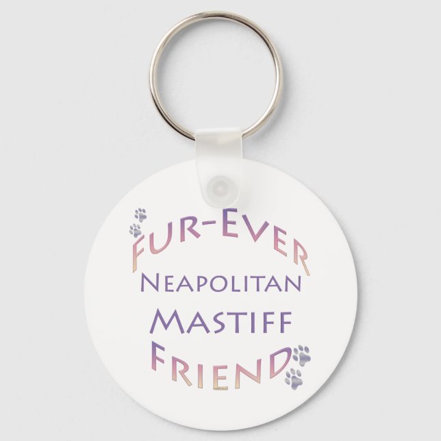 Neapolitan Mastiff Furever Nyckelring (Framsida)