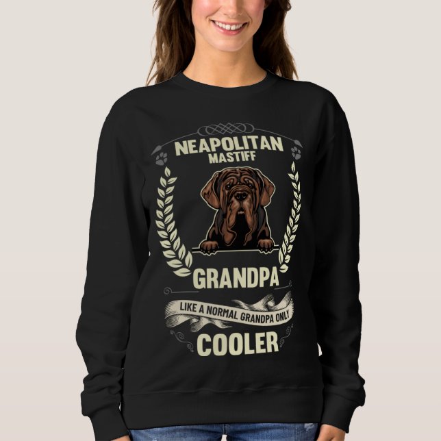 Neapolitan Mastiff Grandpa Like A Normal Grandpa O T Shirt (Framsida)