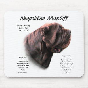 Neapolitan Mastiff (mahogany) historikdesign Musmatta