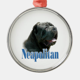 Neapolitan Mastiff; Mastino Napoletano; Neo Julgransprydnad Metall