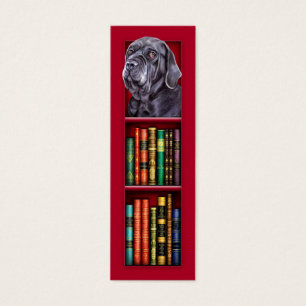 Neapolitan Mastiff Mulberry Bookmark Litet Visitkort